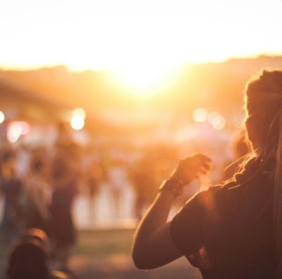 silhouette photo of woman
